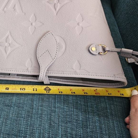 Louis Vuitton Empreiente Blue Neverfull Monogram Tote - Picture 15 of 15